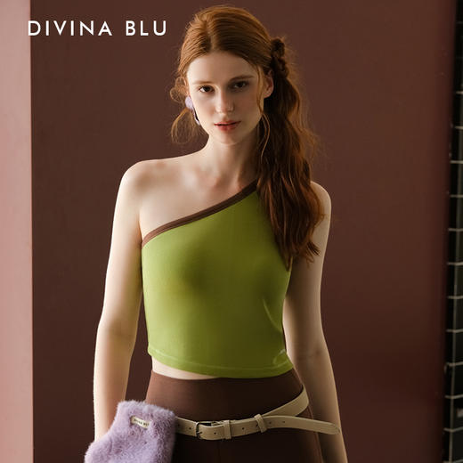 DIVINA BLU 丹麦系列 迪唯纳斜肩背心S112 商品图0