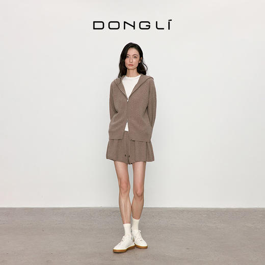 东黎 • 我不被驯化 雅逸 山羊绒女士秋季连帽开衫 5374 商品图2