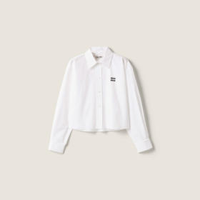 MIU-SK 可拆卸领/袖白衬衫