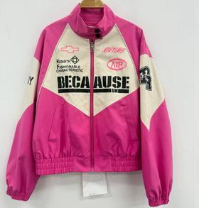 ZC&翻领拼色字母图案外套50817（红）秋季 253020480321