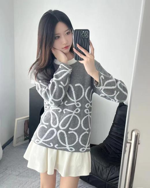 TY350-罗意威logo经典灰色毛衣（PG*MM） 商品图1