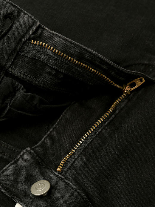 复古风黑色微喇牛仔裤女 高腰显瘦显腿长休闲长裤 商品图3