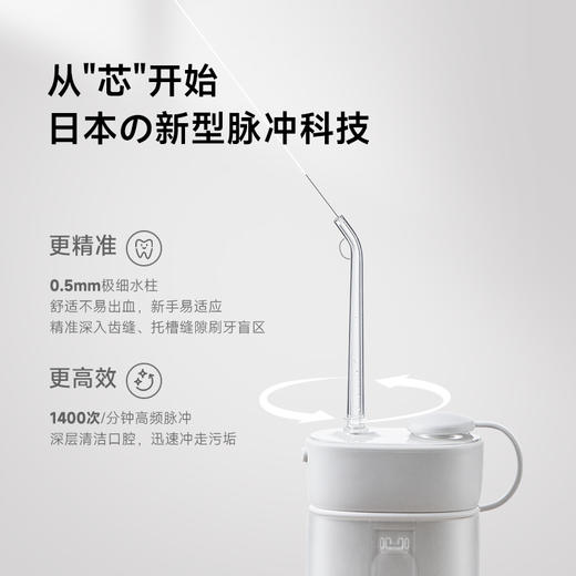 【深坑酒店】正负零电动冲牙器CBH-J020 商品图3