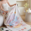 【品牌直发】加倍生活  A类全棉卡通四层纱布浴巾/多功能披肩 75*150cm 新疆棉吸水吸汗大毛巾 洗浴巾午睡休闲薄毯子 商品缩略图9