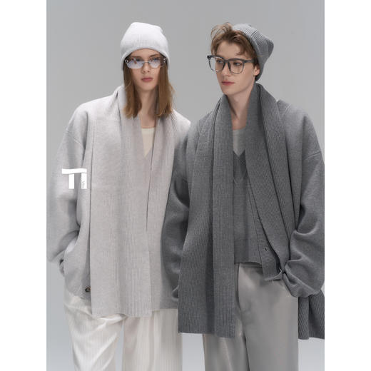 启世录TIWILLTANG“云皙绒屿”巴黎雾围巾 商品图4