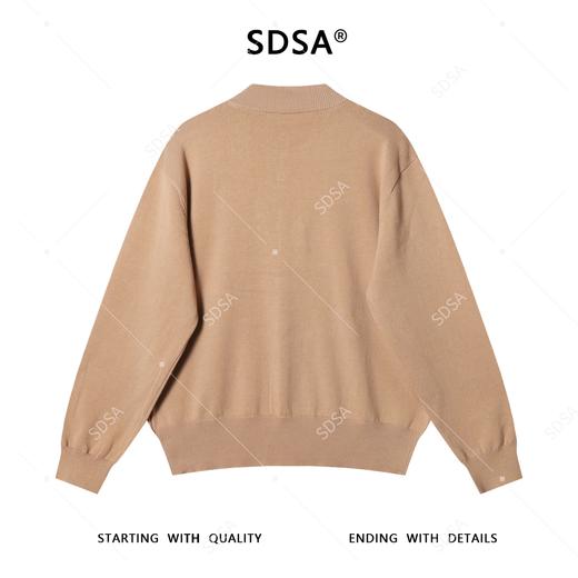 51169SDSA男士秋冬新款痞帅男装纯色毛衣针织衫圆领气质百搭开衫上衣 商品图5