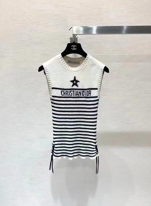 TY355-Dior 迪奥无袖针织背心 白色（PG*MM） 商品图6