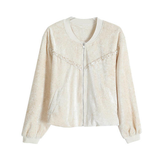 KQL E49M810时尚夹克洋气休闲宽松大码短外套 商品图4