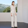 IWY/气质米白色新中式西装套装女春秋高级感微喇裤职业正装CP2478 商品缩略图4