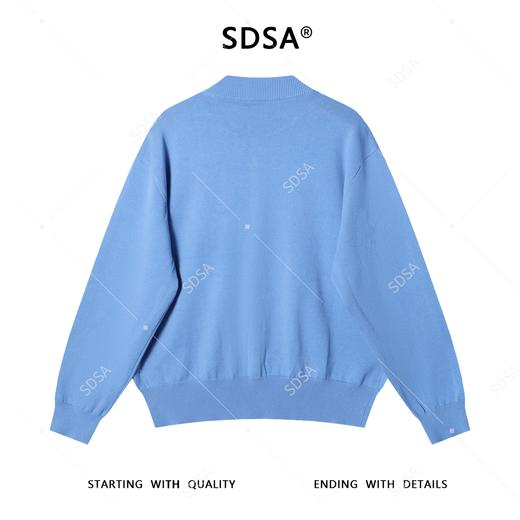 51169SDSA男士秋冬新款痞帅男装纯色毛衣针织衫圆领气质百搭开衫上衣 商品图5