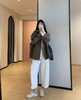 秋新款天丝棉廓形显瘦连帽风衣夹克外套 商品缩略图14