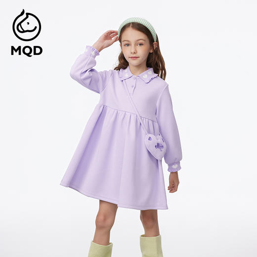 【秒2】【MQD】女童秋季甜美可爱休闲长袖连衣裙 商品图0