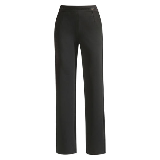 QYM 5221-Y小直筒西装裤松紧高腰垂感休闲裤 商品图4