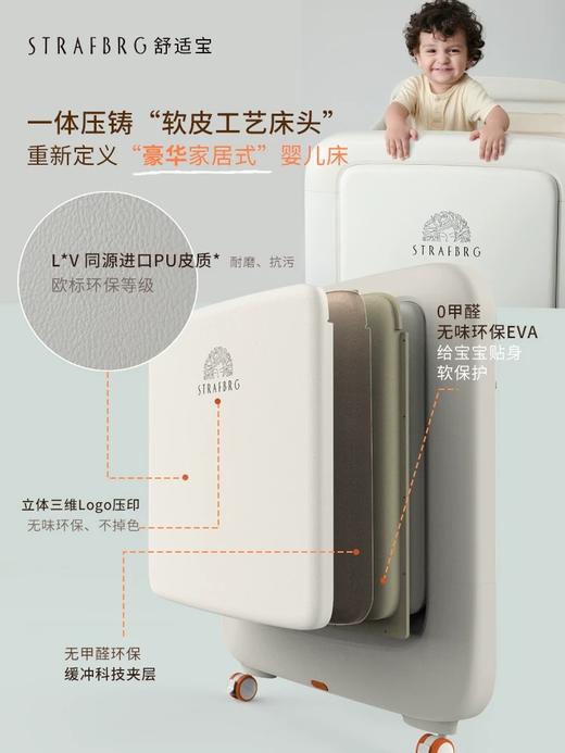 【品牌直供】STRAFBRG舒适宝折叠婴儿床 商品图3
