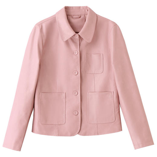 MLJL92509皮衣外套女短款2025新款春秋高级感复古气质休闲翻领PU皮夹克上衣 商品图4