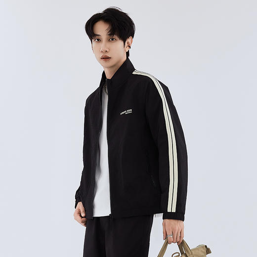 【新品上新】HX 春秋季立领茄克衫外套S105533305101/02 商品图2