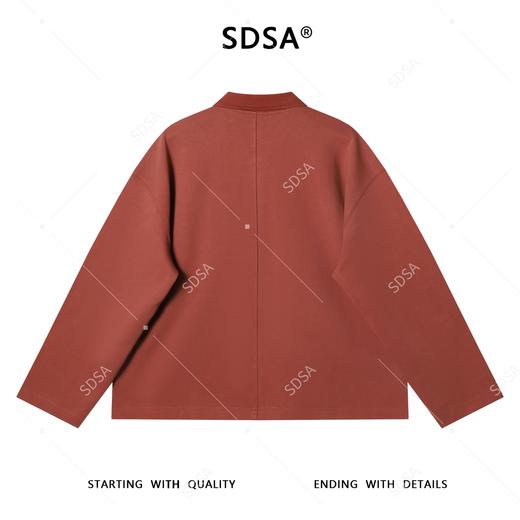 OAS932SDSA男士秋冬新款痞帅男装复古简约长袖polo衫百搭街头时尚上衣 商品图5