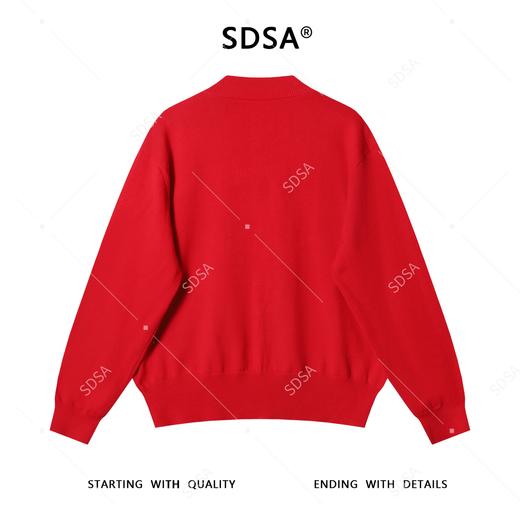 51169SDSA男士秋冬新款痞帅男装纯色毛衣针织衫圆领气质百搭开衫上衣 商品图5