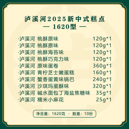 泸溪河2025新中式糕点组合1620g 商品图1