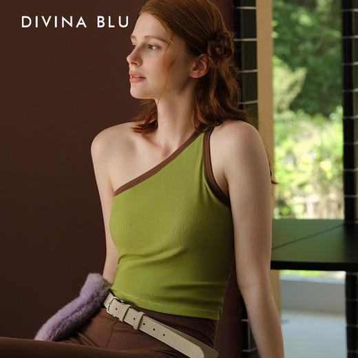 DIVINA BLU 丹麦系列 迪唯纳斜肩背心S112 商品图3