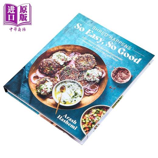 【中商原版】瘦身美食 简单又美味 100多道低碳水版地中海高蛋白菜肴 Shred Happens 英文原版 Arash Hashemi 商品图1