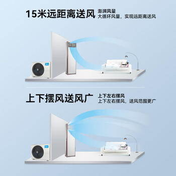 美的（Midea）中央空调 5匹柜式空调 商用柜机 冷暖新能效变频 380V RFD-120LW/BSDN8Y-PA401(B3)B 5米铜管-京配 商品图2