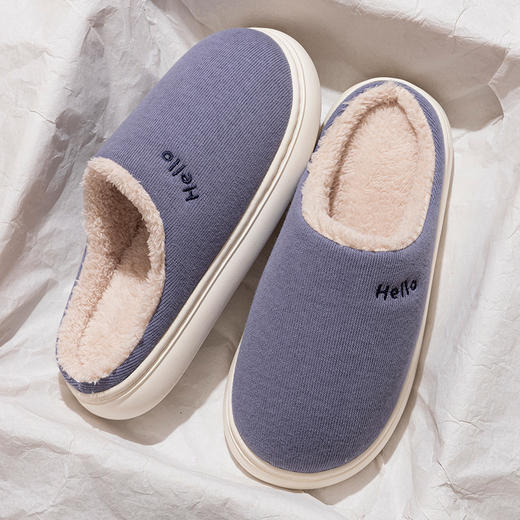 馨宜优品简织男士棉拖（40-45）(灰青-卡其）（250773-250778） 商品图9