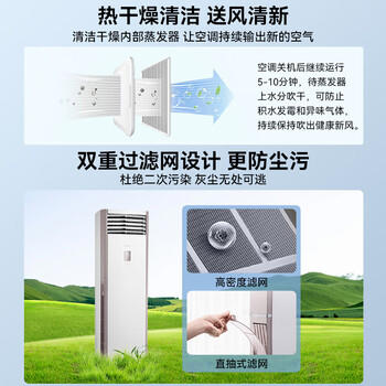 美的（Midea）中央空调 5匹柜式空调 商用柜机 单冷变频  LF-120LW/BSN8Y-PA401(B3)A 包5米管人工 京配 商品图5