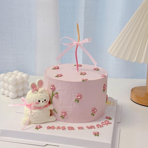 4英寸~韩系ins小花朵可爱卡通动物小蛋糕系列-低糖处理无添加 商品图0