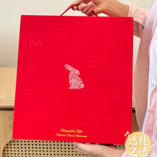 疯抢中！！中秋红金浮雕手提礼盒【柏榕酒庄老树藤干红月饼】法国进口干红+4款中式月饼 14%vol 750ml*2瓶 商品图4