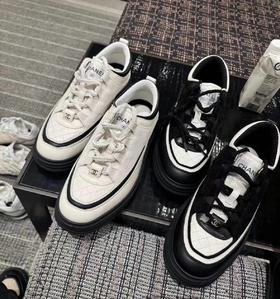 重磅新款！ 25B菱格熊猫运动鞋  中古风菱格厚底增高休闲鞋