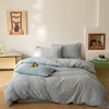 【A类超细格水洗四件套】水洗棉四件套良品超细格子撞色民宿简约格纹件套纯棉格纹 商品缩略图7