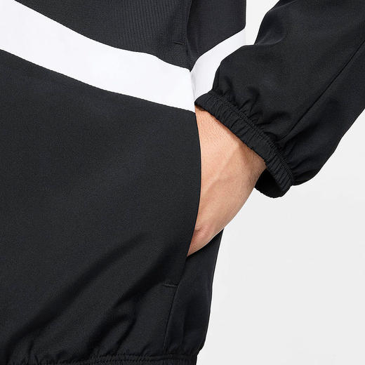 NIKE耐克外套男秋季新款印花拼接宽松立领运动休闲夹克FZ0249-010 商品图2