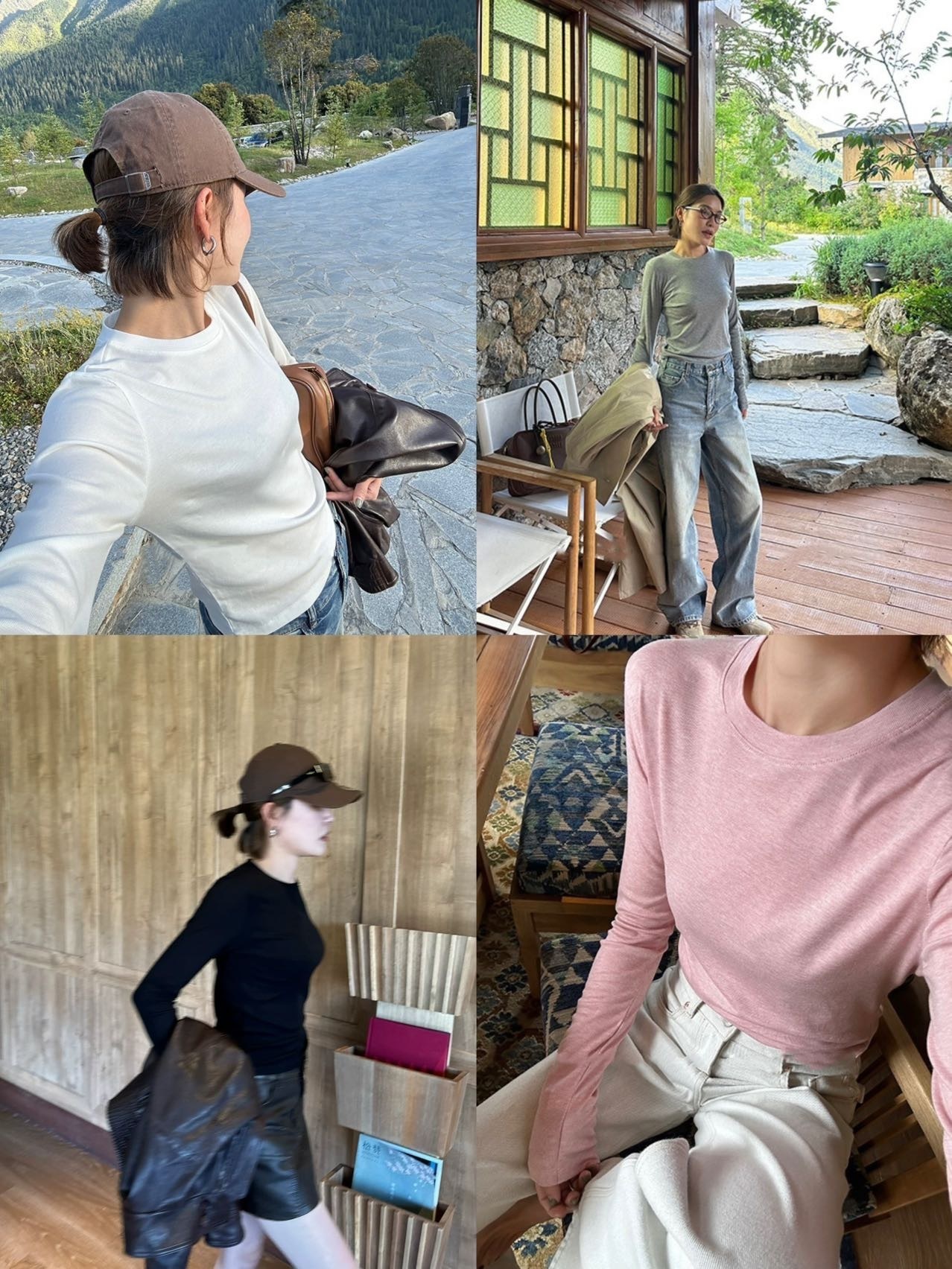 品牌伊士曼NAIA醋酸美雅碧保暖天丝羊毛中线打底衫