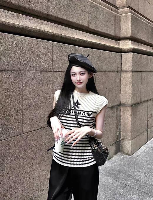 TY355-Dior 迪奥无袖针织背心 白色（PG*MM） 商品图2