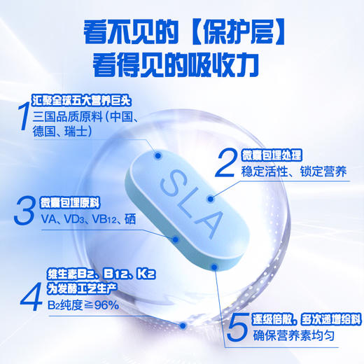 斯利安多种维生素矿物质片男士成人营养补充钙铁锌硒维生素ABCDK 商品图4