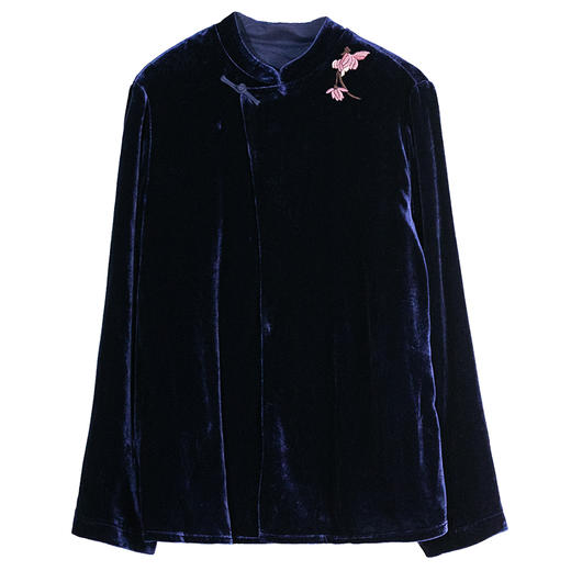 【经典回归】牧衣游 丝绒手绣开衫 限量福利款 蔓菁不支持会员折 商品图4