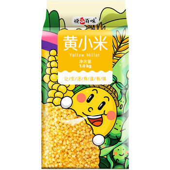 悦谷百味 黄小米2斤（五谷杂粮 食用小米粥 小黄米 粥米搭档 东北粗粮） /粮油调味 /杂粮 /谷米类 商品图3