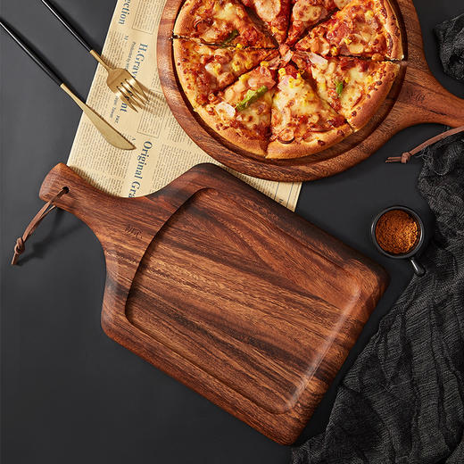 初心| 实木披萨板牛排板宝宝辅食面包板 商品图3