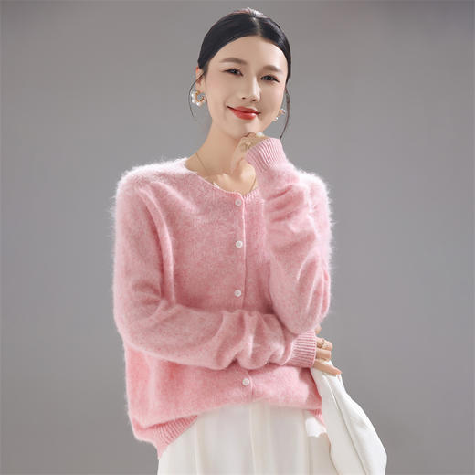 优选丨【鹿展8937 女士圆领百搭开衫 948 商品图1