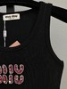 TY544-MIU MIU 缪缪字母logo背心 黑色（ZJ） 商品缩略图5