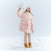笛莎Deesha 童装女童羽绒服2025冬新款女童甜美基础泡芙中长款羽绒服 商品缩略图2
