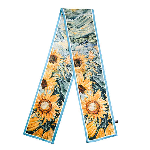 鑫缘 真丝双层素绉缎长巾 HA4692 商品图0