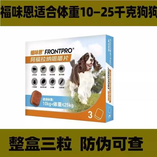 【重磅新品】福味恩狗狗体外口服驱虫药跳蚤蜱虫螨虫牛肉口味1颗/1盒 商品图4