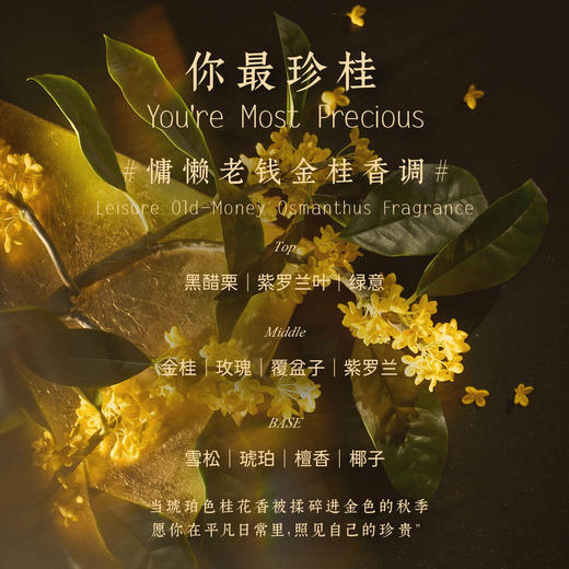 【你最珍桂】DearIrean 独特艾琳 你最珍桂花香沐浴净手家用固体香氛精油皂175g 商品图3