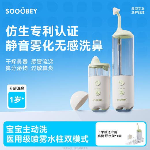 【梦奇口袋】小象舒比医用电动喷雾洗鼻器儿童鼻炎清洗成人家用鼻腔仿生冲洗器 商品图0
