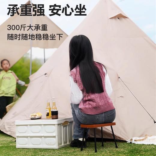 出行搭子【户外露营小板凳！便携折叠】便携式挂绳，超轻铝合金便携收纳户外露营小马扎折叠椅子便携折叠钓鱼凳马扎凳。rb 商品图2