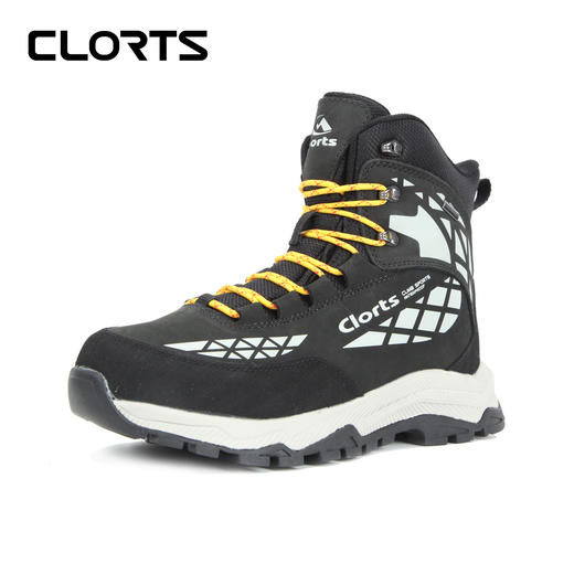 CLORTS洛弛红 头层牛皮 全防水 减震耐磨 徒步登山鞋3A020 商品图3