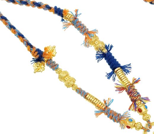 【高货定制-唐卡】黄金龙五爷吊坠 足金守护挂坠珍藏传家金【按克计价黄金5】MEMORA诗普琳GP294901 商品图4