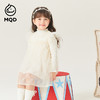 【MQD】女小童秋季拼接蕾丝假两件连衣裙套装 商品缩略图0